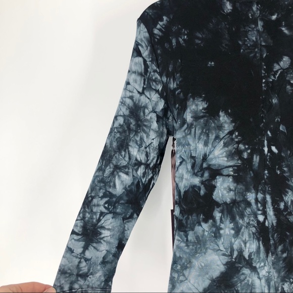 Olivia Sky Mock Neck Tie Dye Tunic Dress Top Small - Picture 7 of 9
